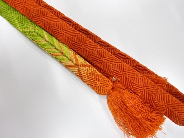  正絹　手組帯締め